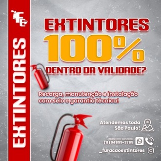 Furacão Extintores - manutenção e recarga de extintores